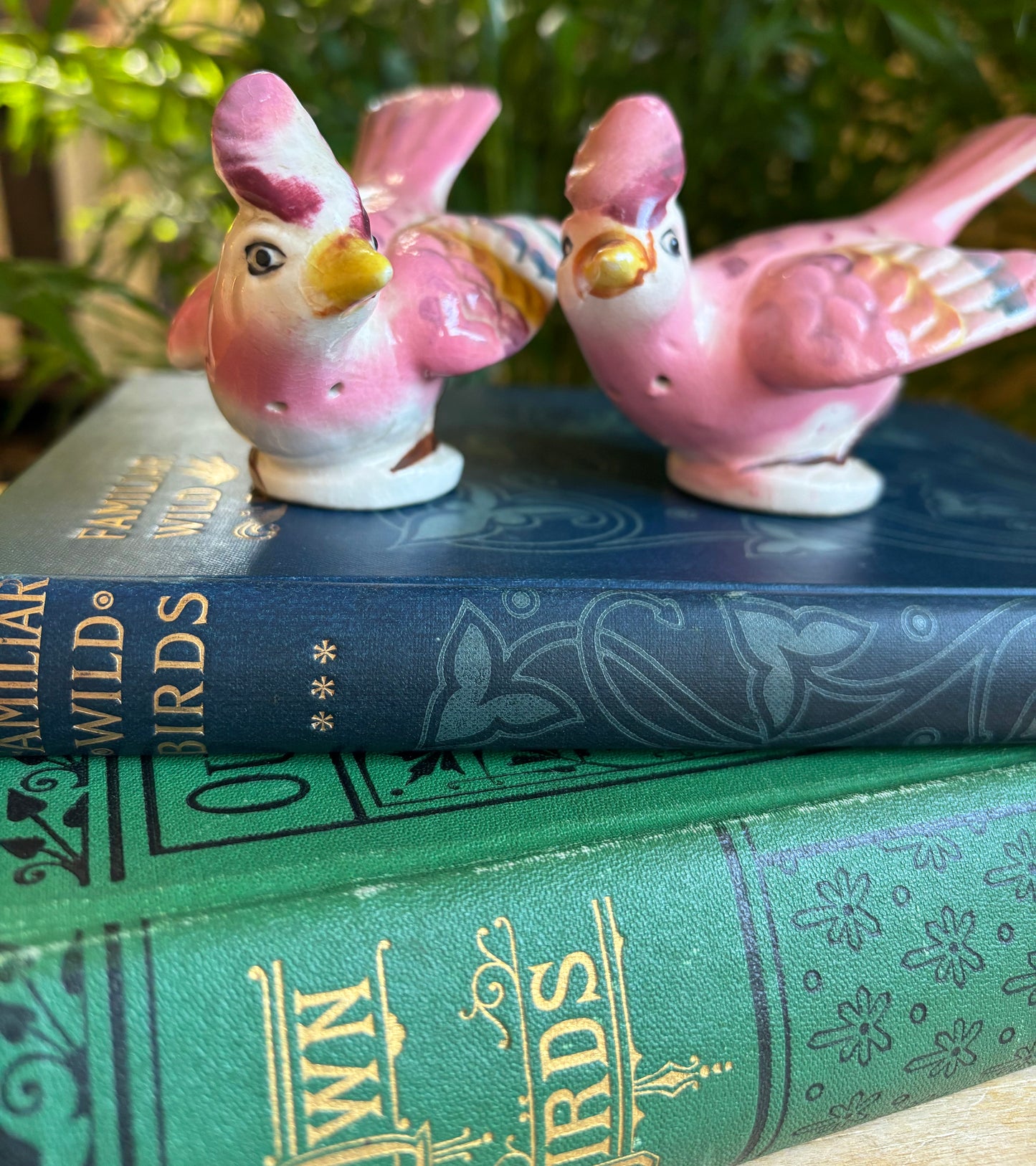 Pink Bird Salt & Pepper Shakers