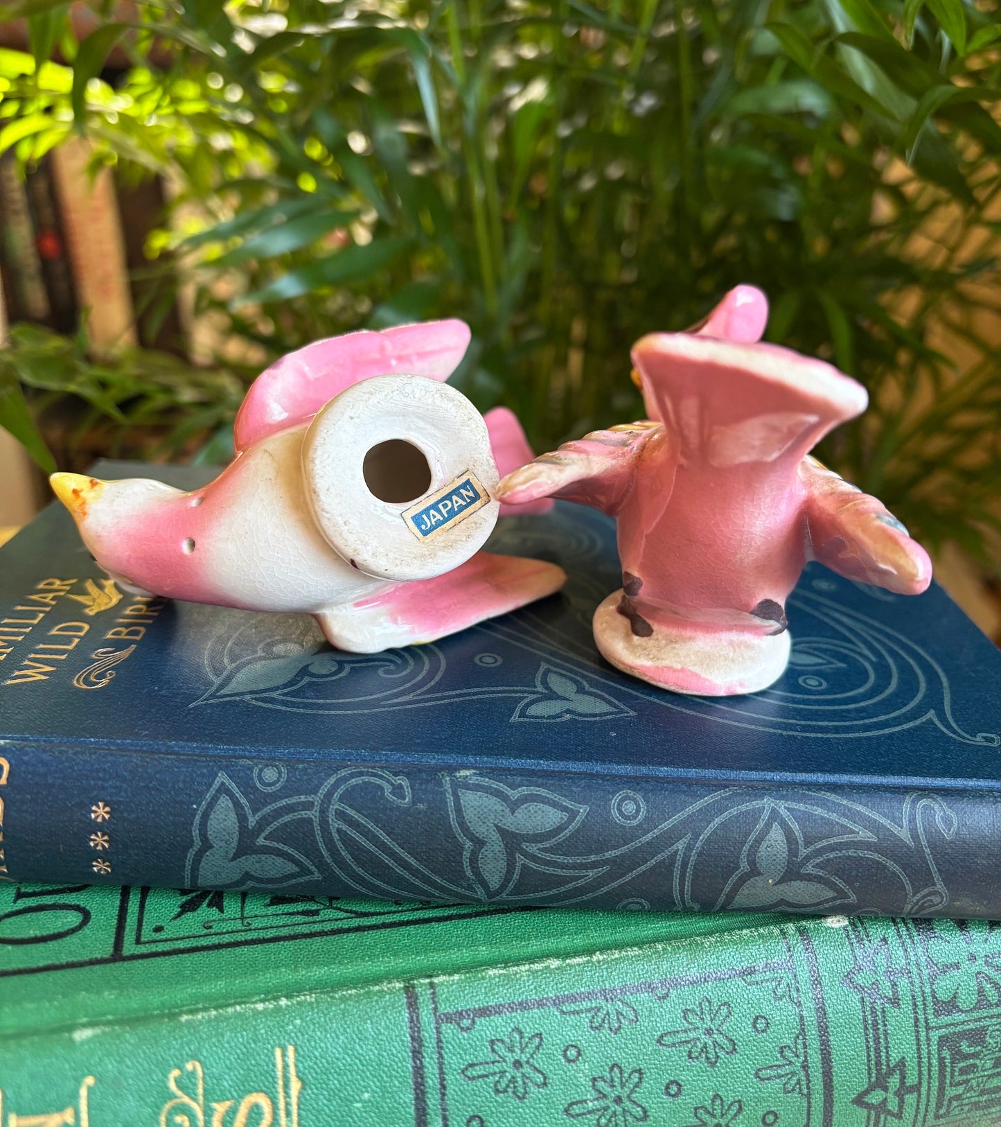 Pink Bird Salt & Pepper Shakers