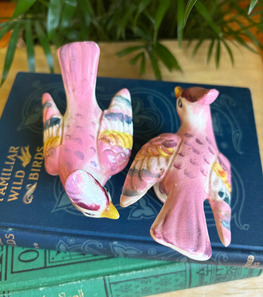 Pink Bird Salt & Pepper Shakers