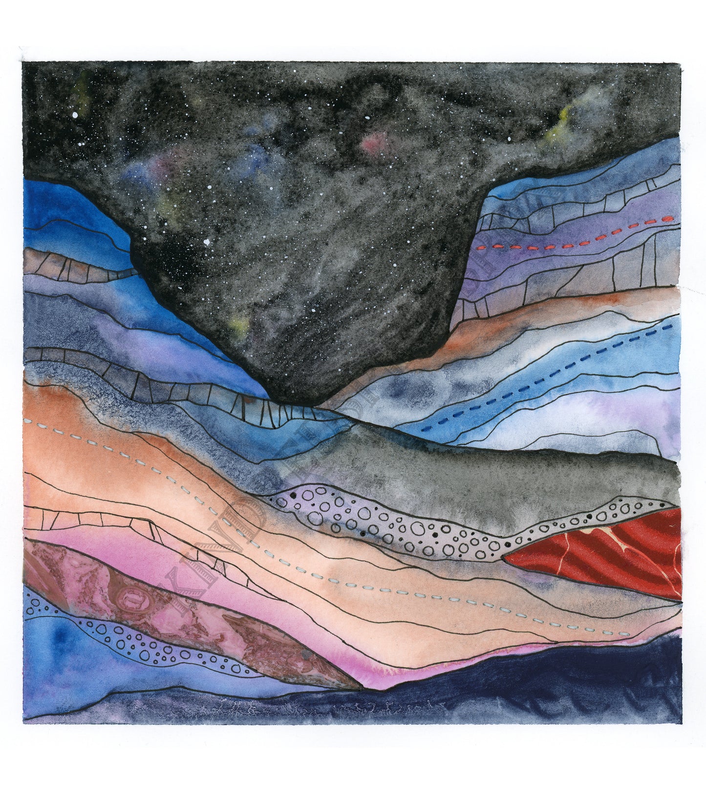 Canyon Cathedral 1 - original painting