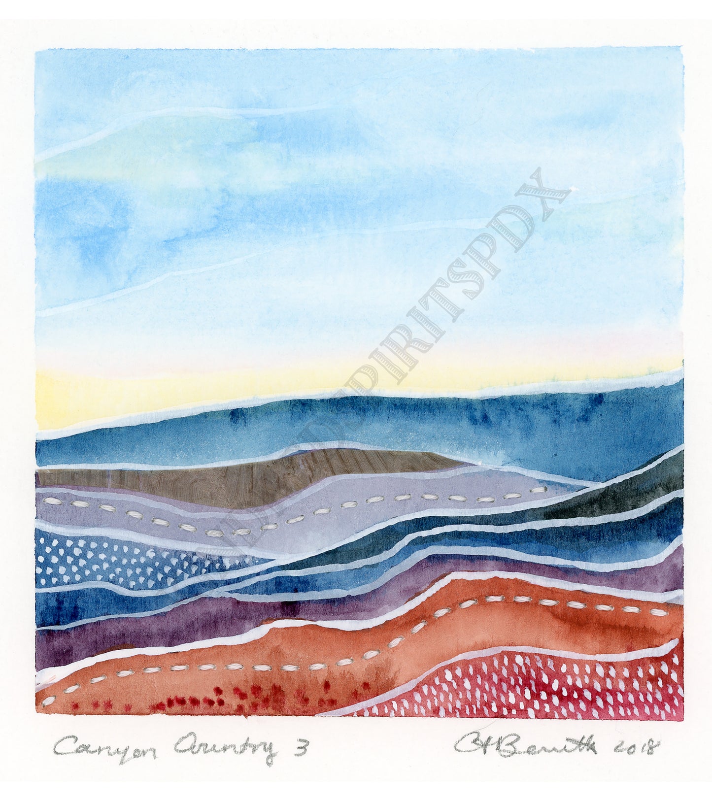 Canyon Country 3 - original painting