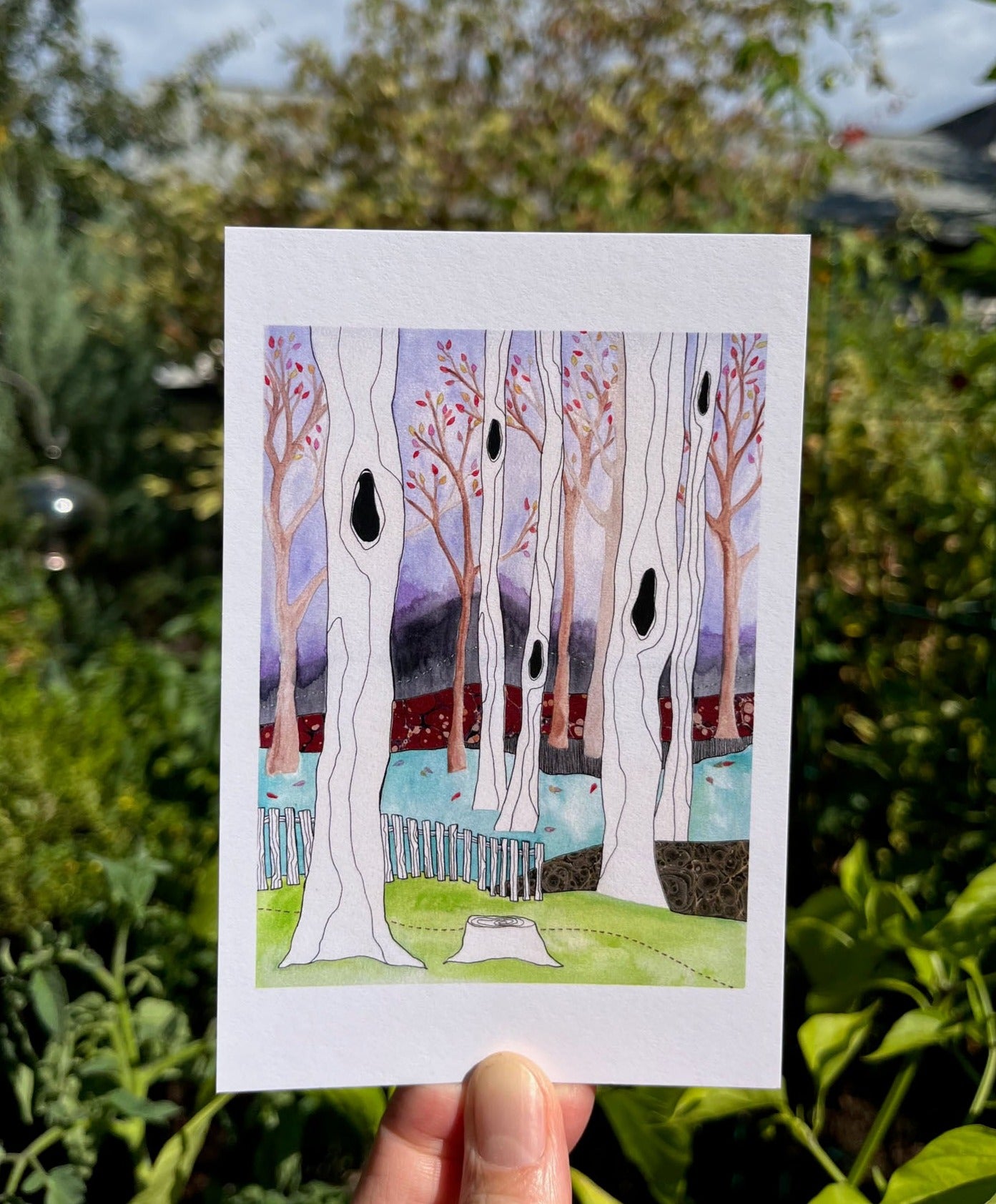 Courage postcard