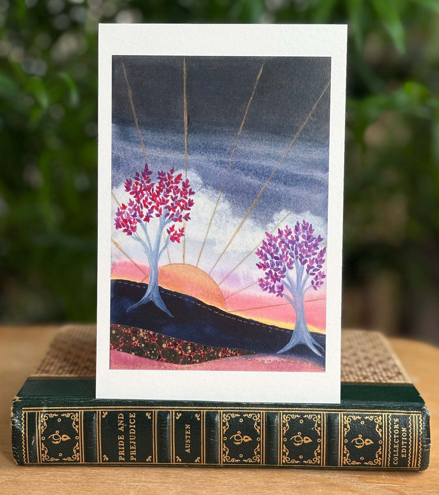 Good Evening postcard 4x6