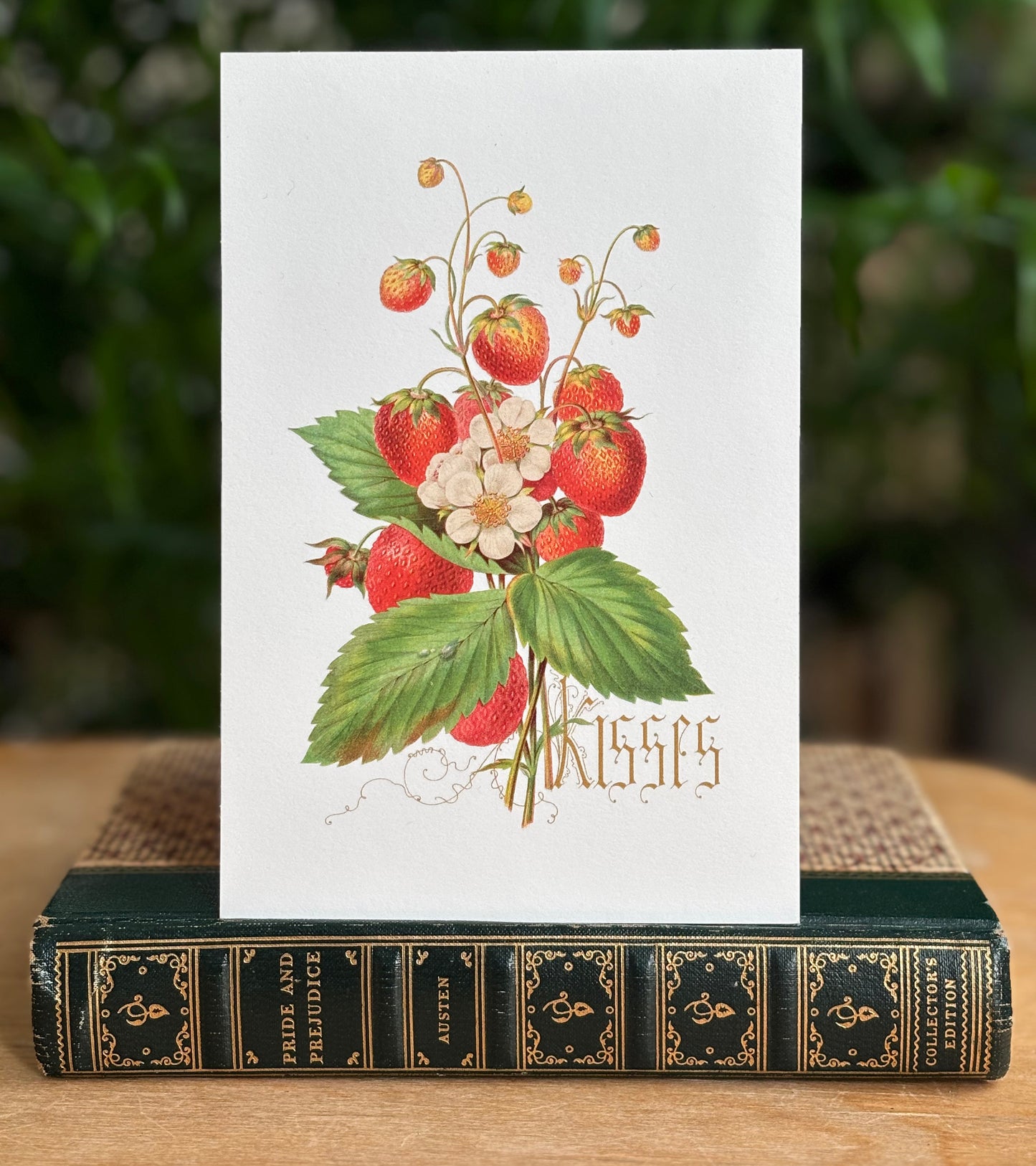 Strawberry Kisses - postcard