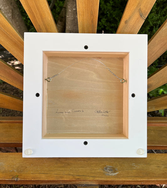 Lines and Curves 6- Original painting - ready to hang