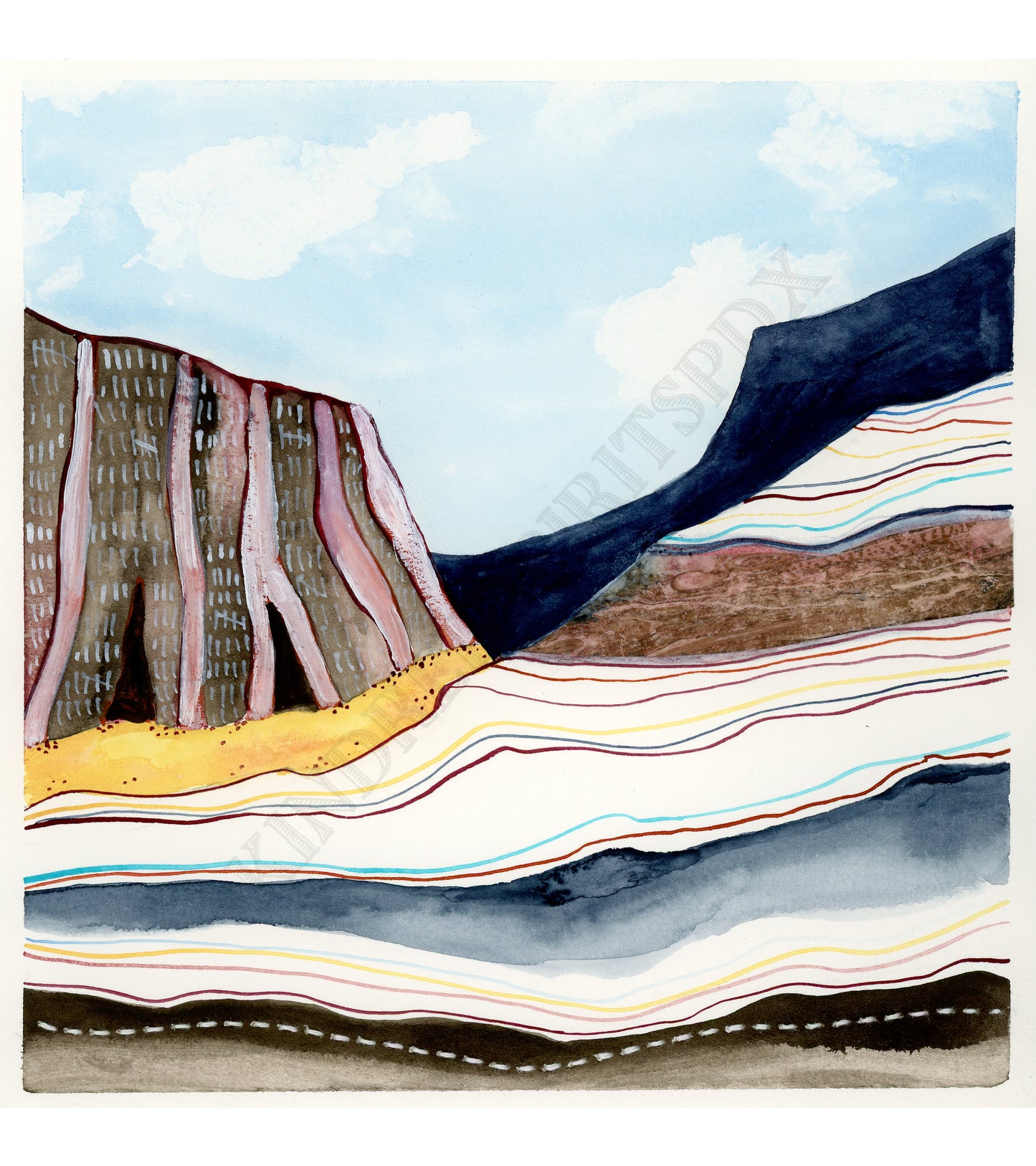 A Meditation on Time - original painting