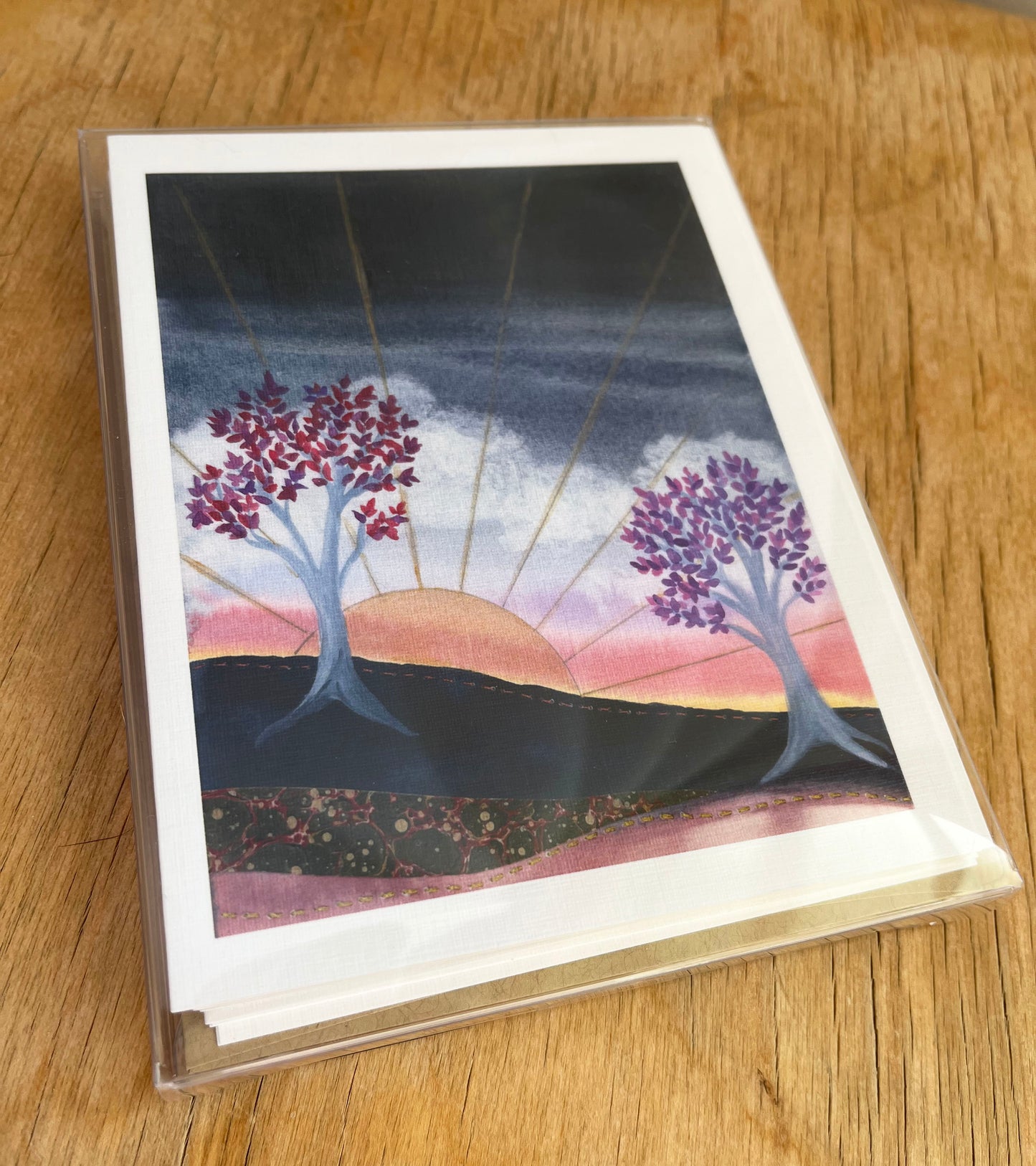 Good Morning & Good Evening greeting card 8 pack
