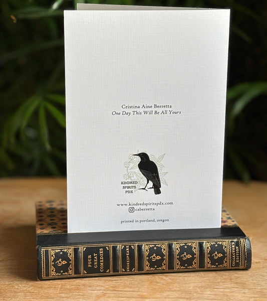 One Day This Will Be All Yours greeting card
