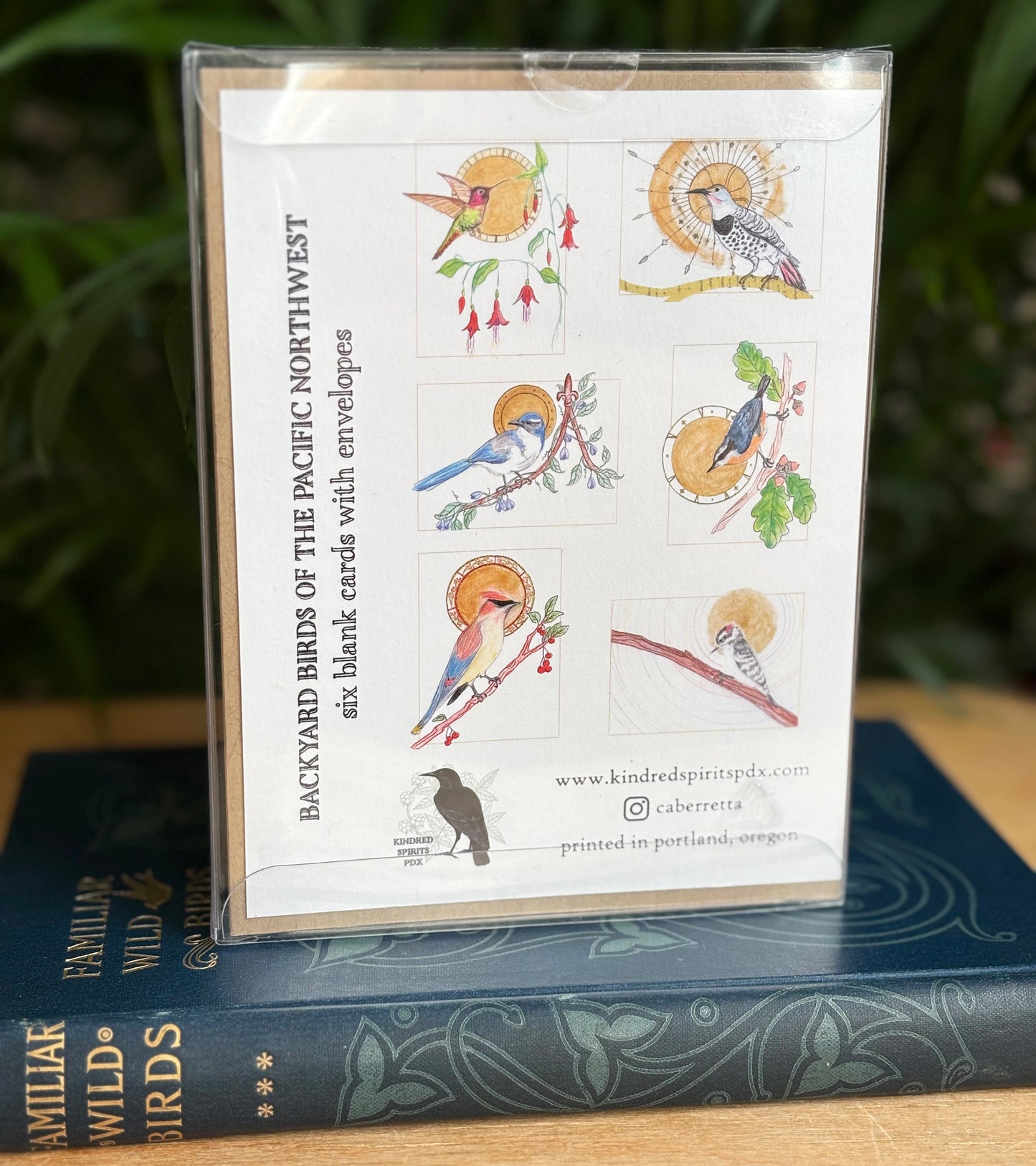 Backyard Birds of the Pacific Northwest greeting card 6 pack