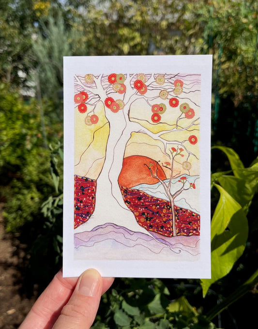 Sapling postcard