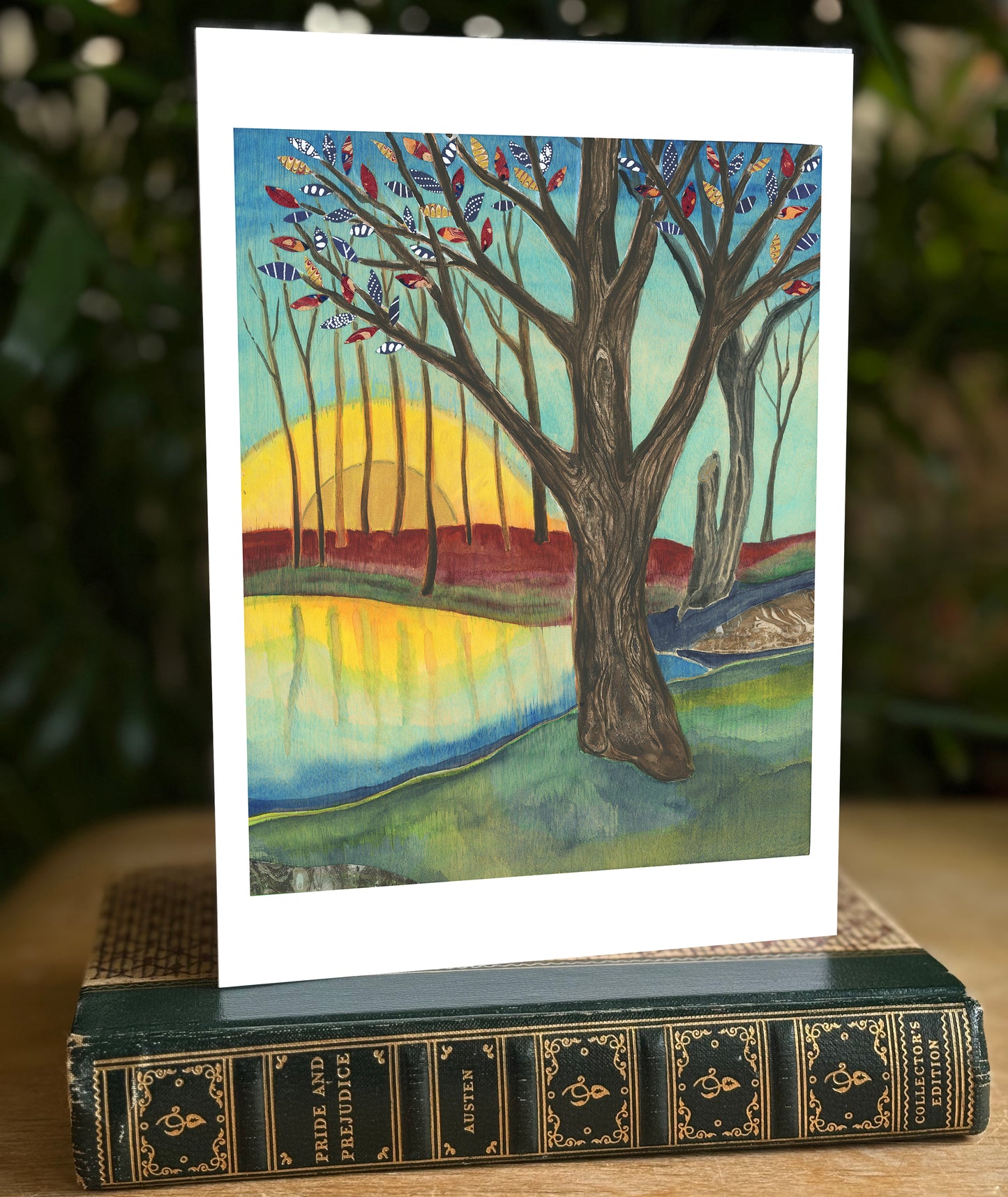 Up Ahead There Is Joy 5x7 greeting card