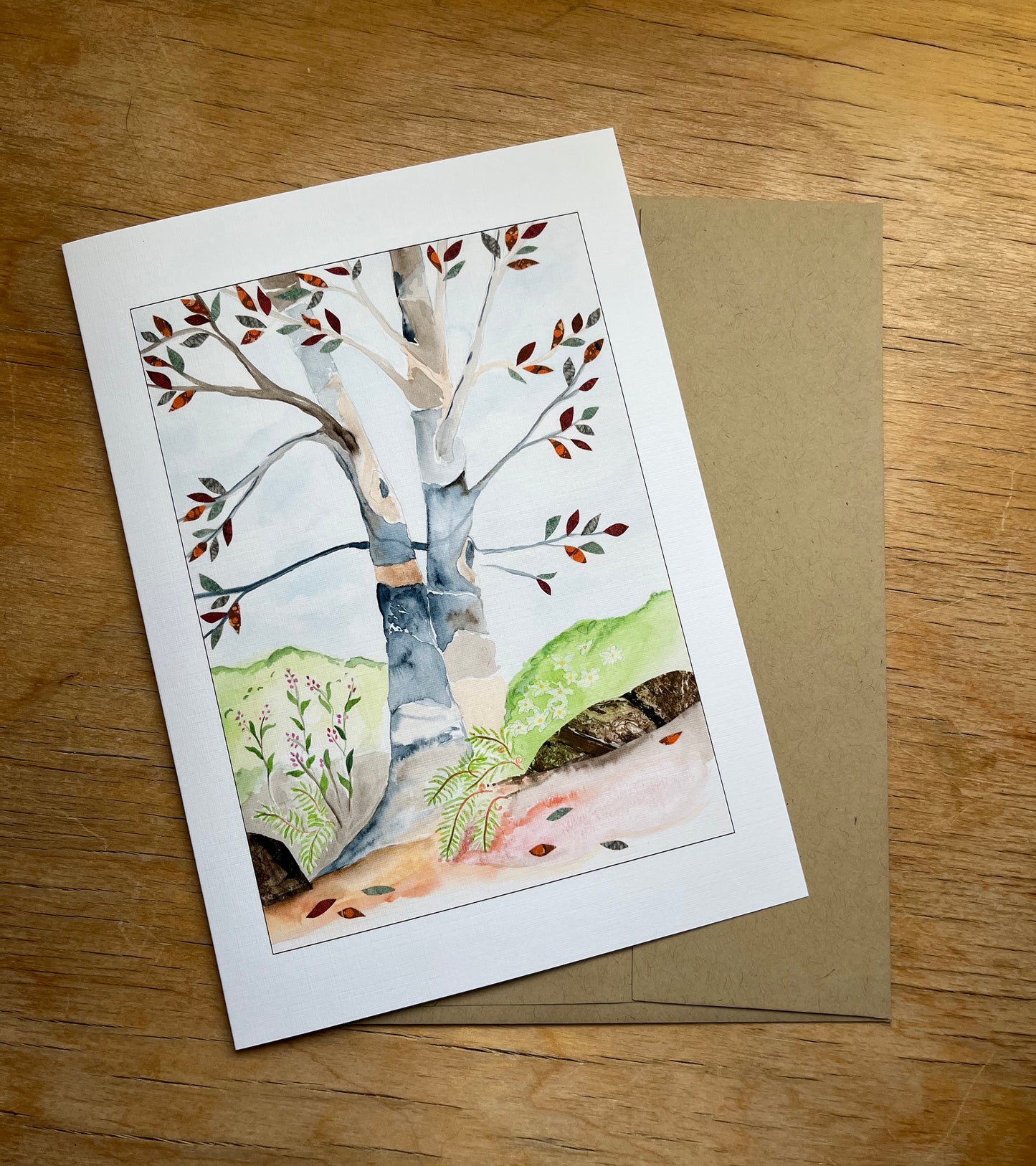 Longing for Spring 5x7 greeting card