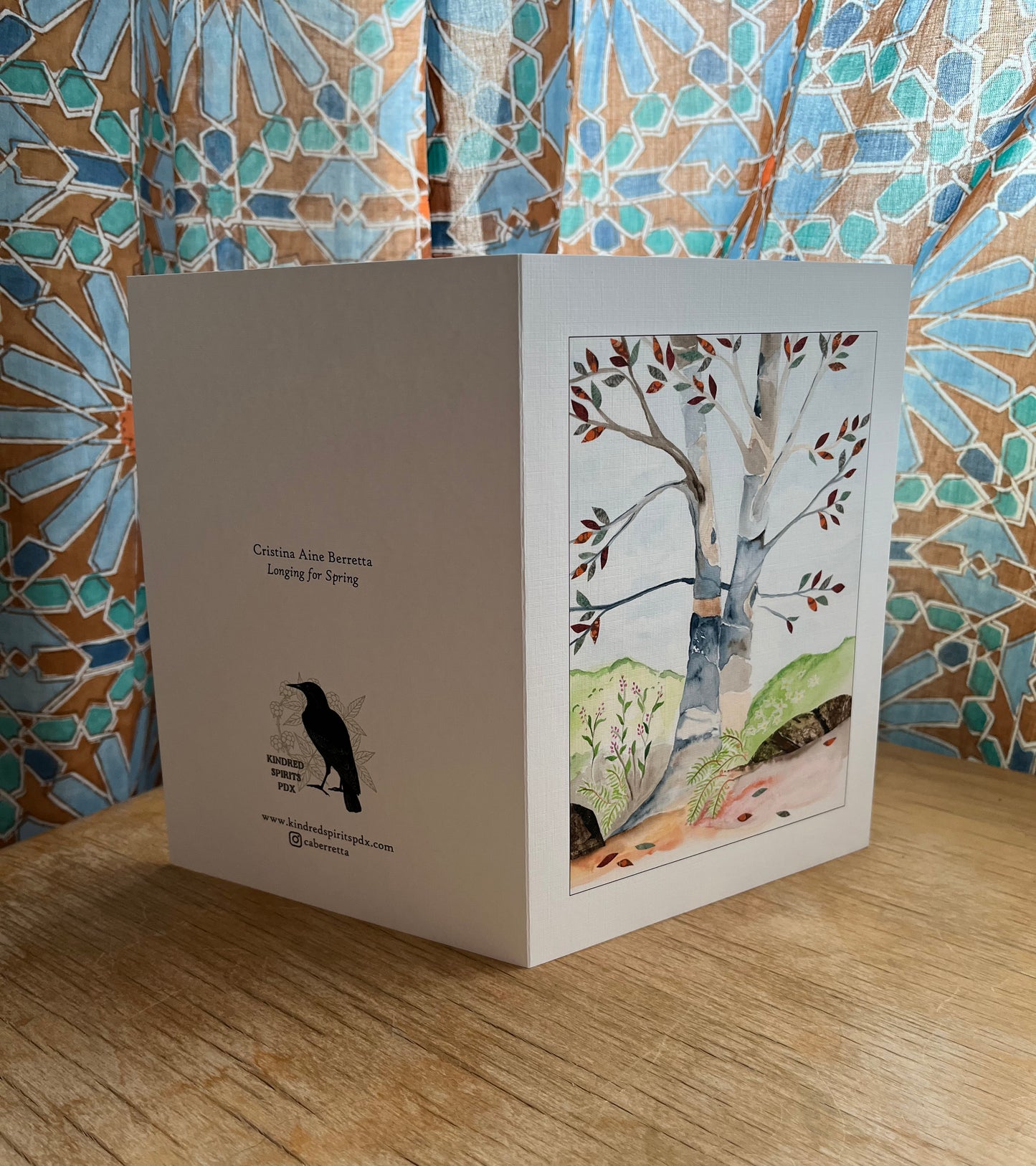 Longing for Spring 5x7 greeting card