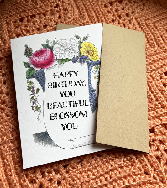 Birthday Blossom greeting card