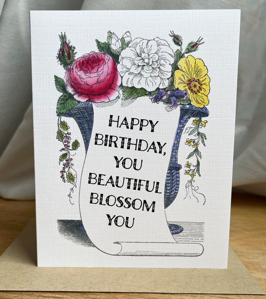 Birthday Blossom greeting card