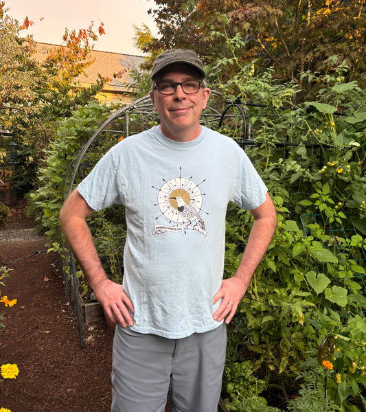 Saint Flicker light blue short sleeved t-shirt