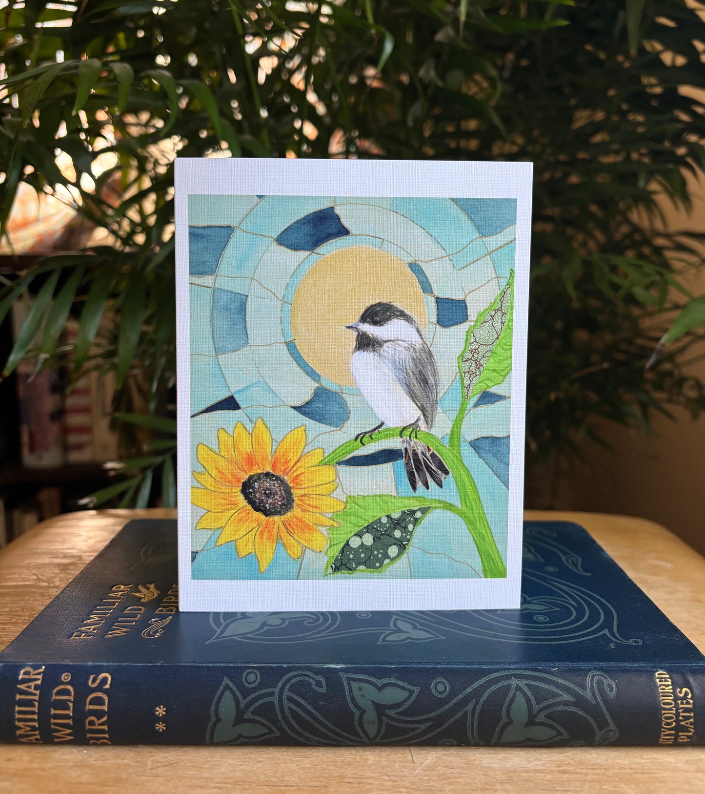 Black-capped Chickadee greeting card