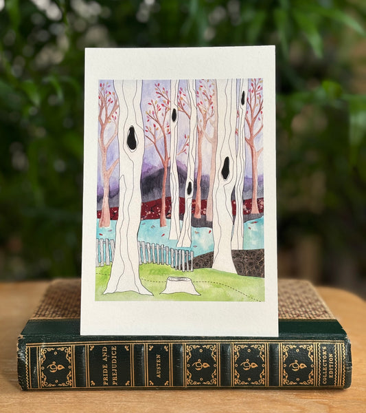 Courage postcard