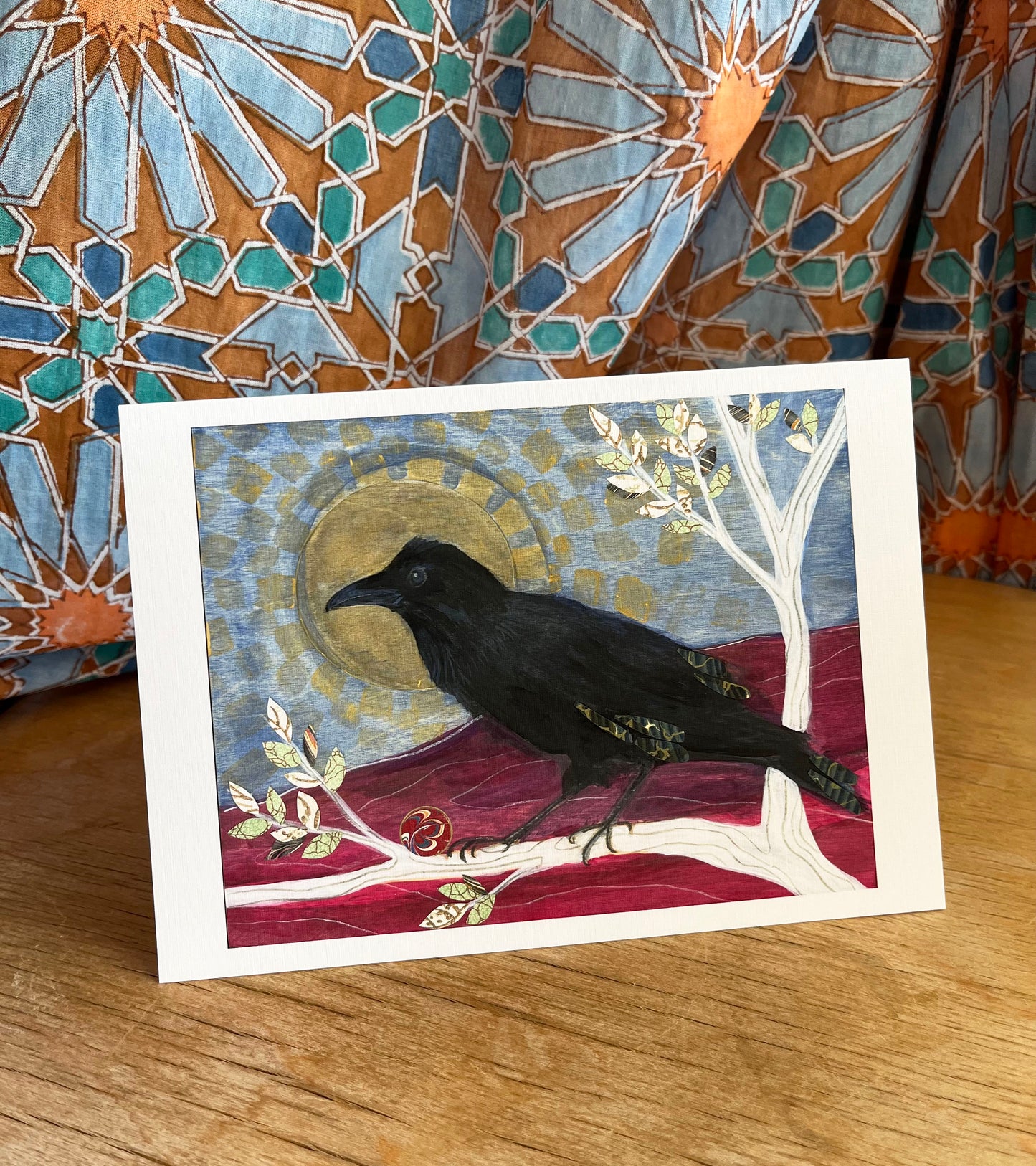 American Crow 5x7 greeting card