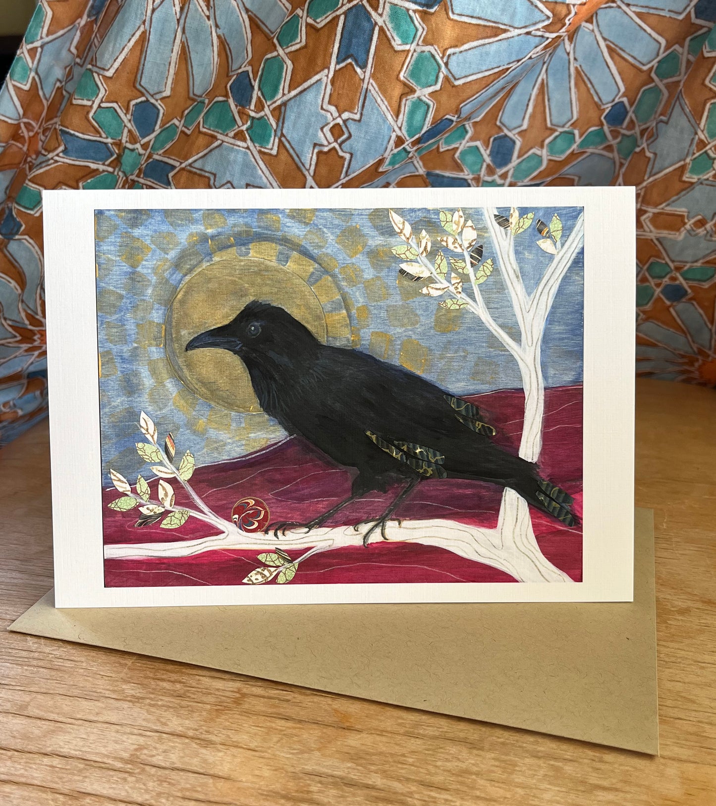 American Crow 5x7 greeting card