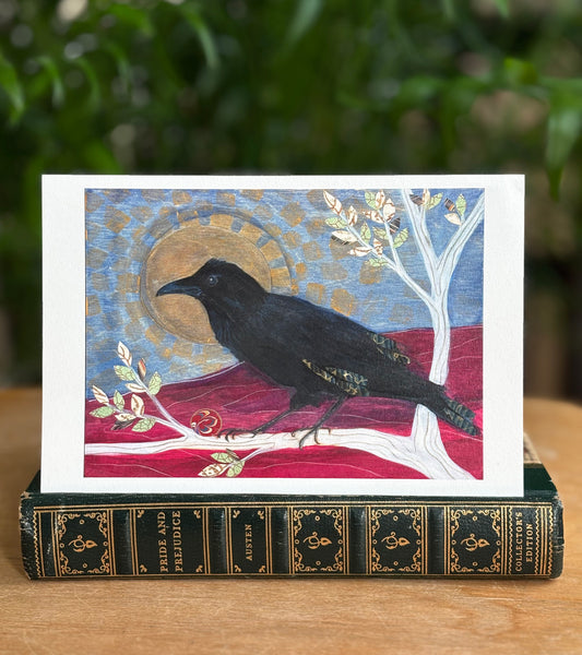 American Crow - postcard