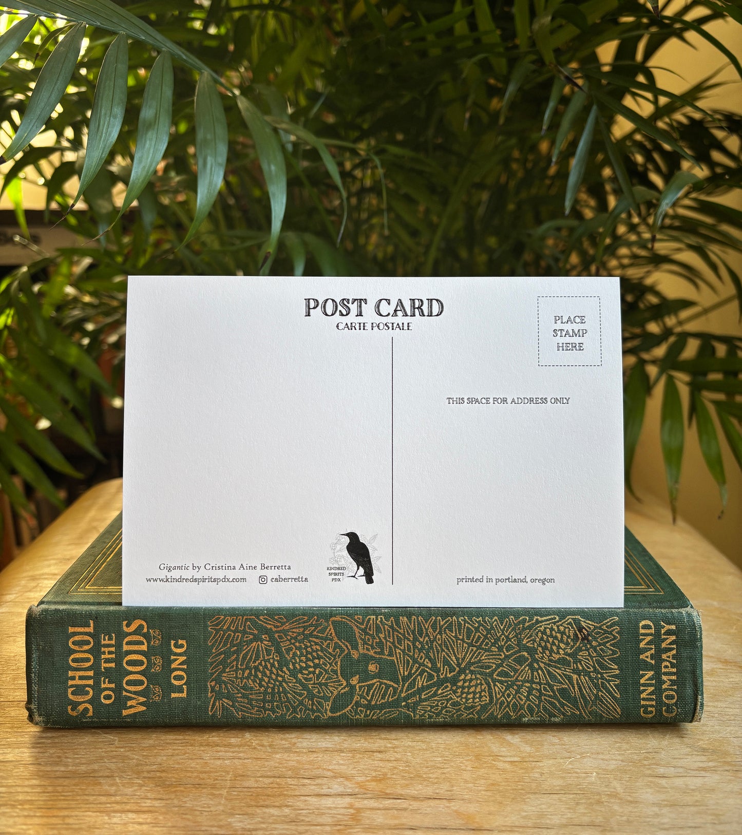 Gigantic postcard