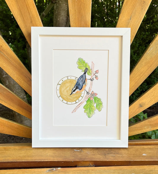 Nuthatch - Archival print