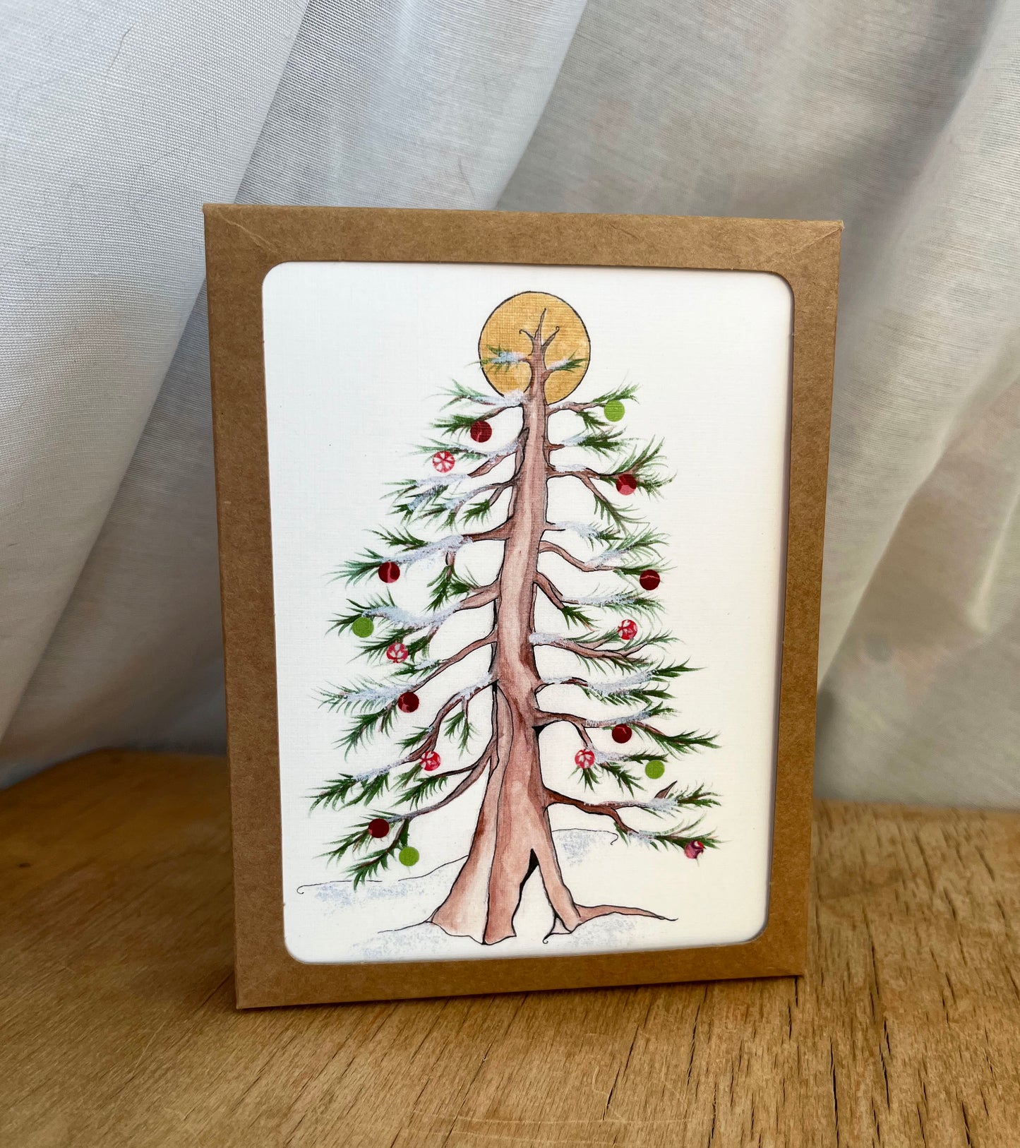 Christmas Tree greeting card 8 pack