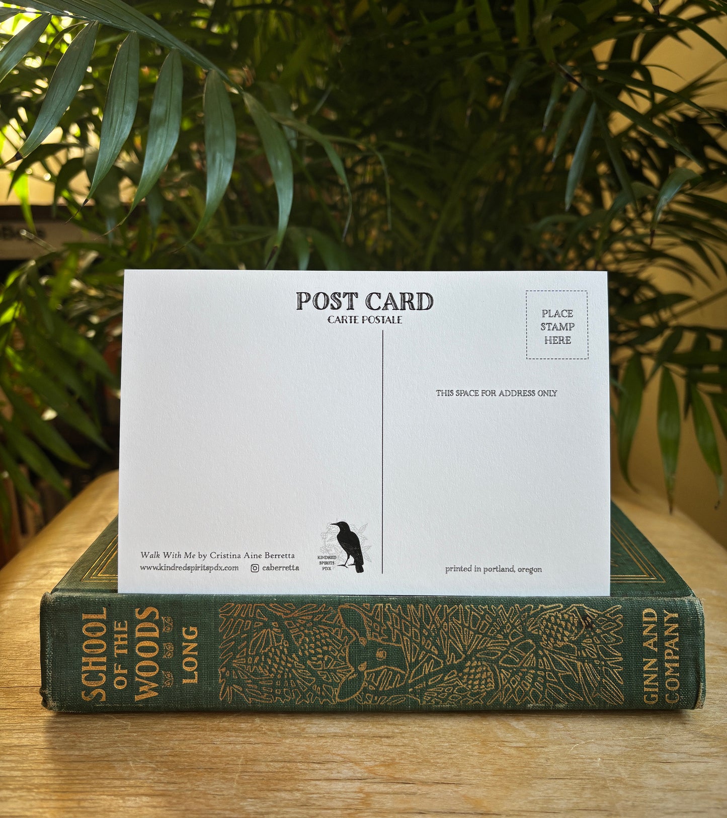 Walk With Me postcard