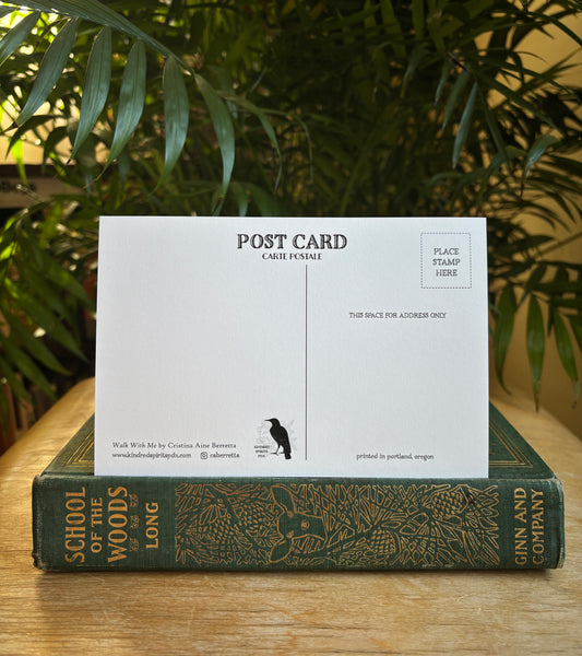 Walk With Me postcard