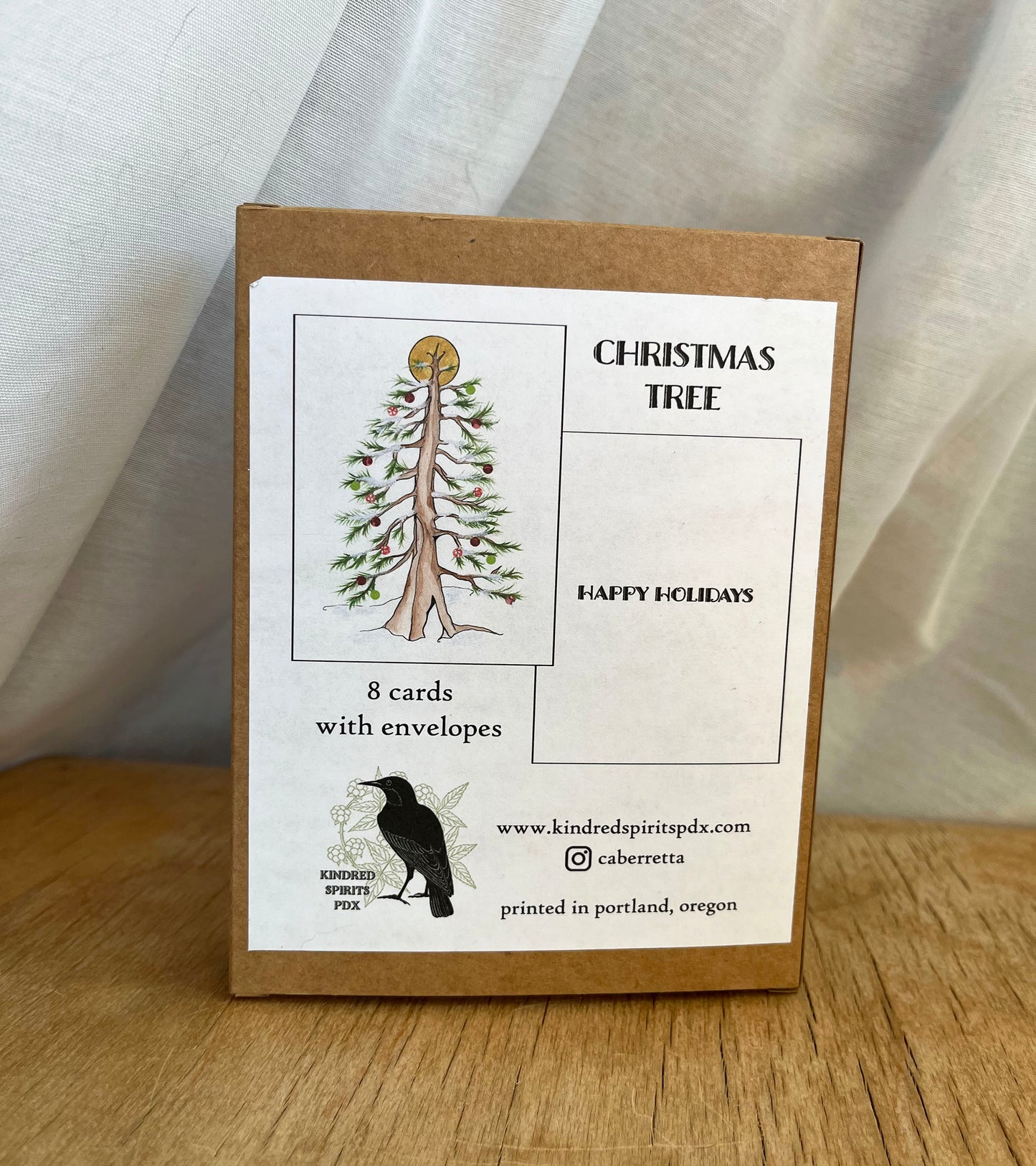 Christmas Tree greeting card 8 pack