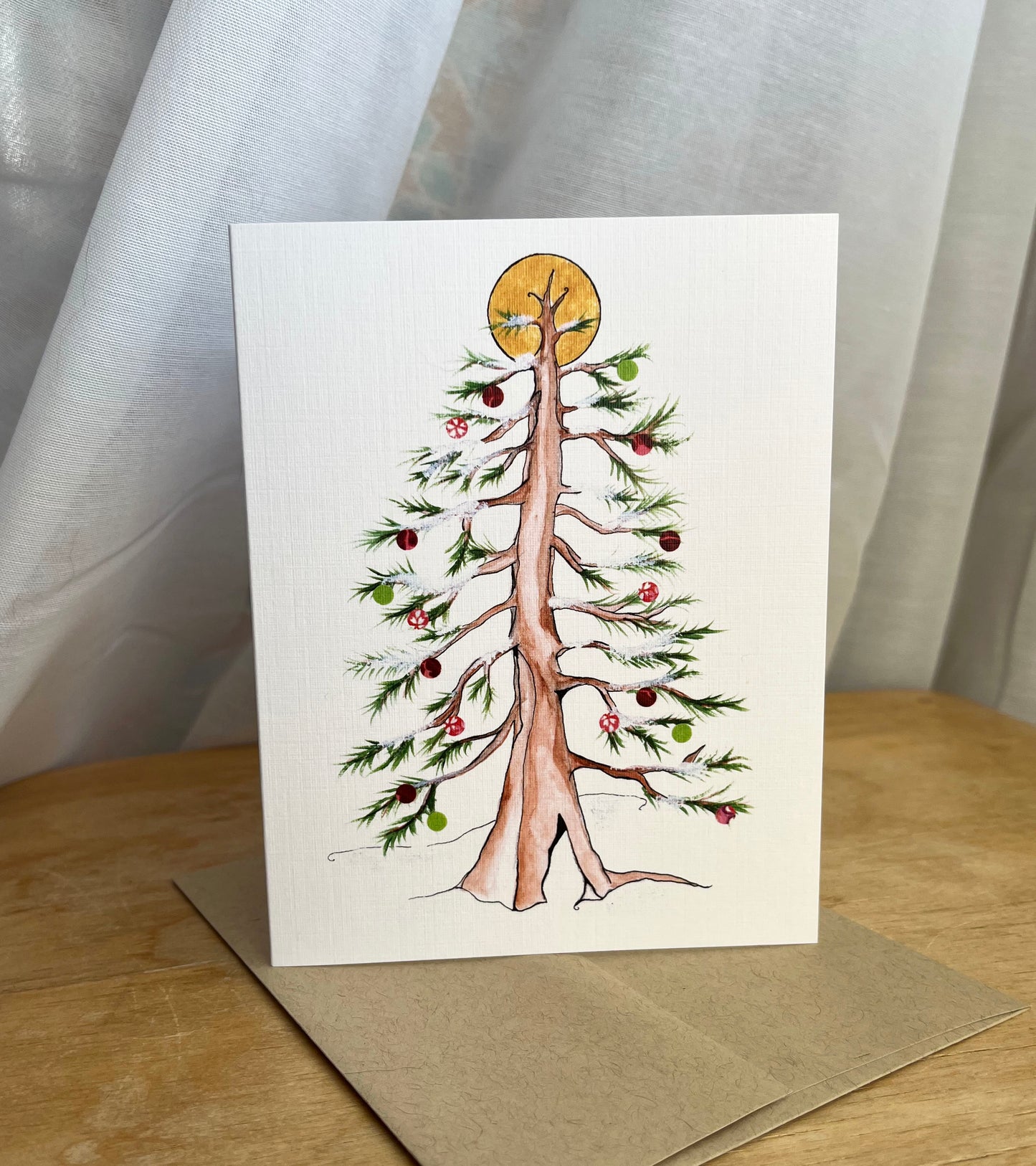 Christmas Tree greeting card 8 pack